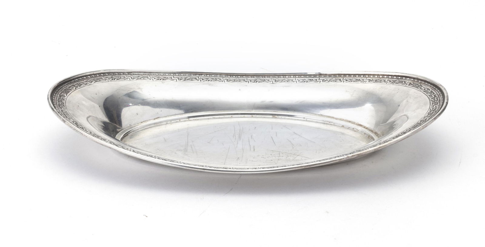 STERLING SILVER BREAD TRAY BY GORHAM W 6" L 11" (1 of 3)