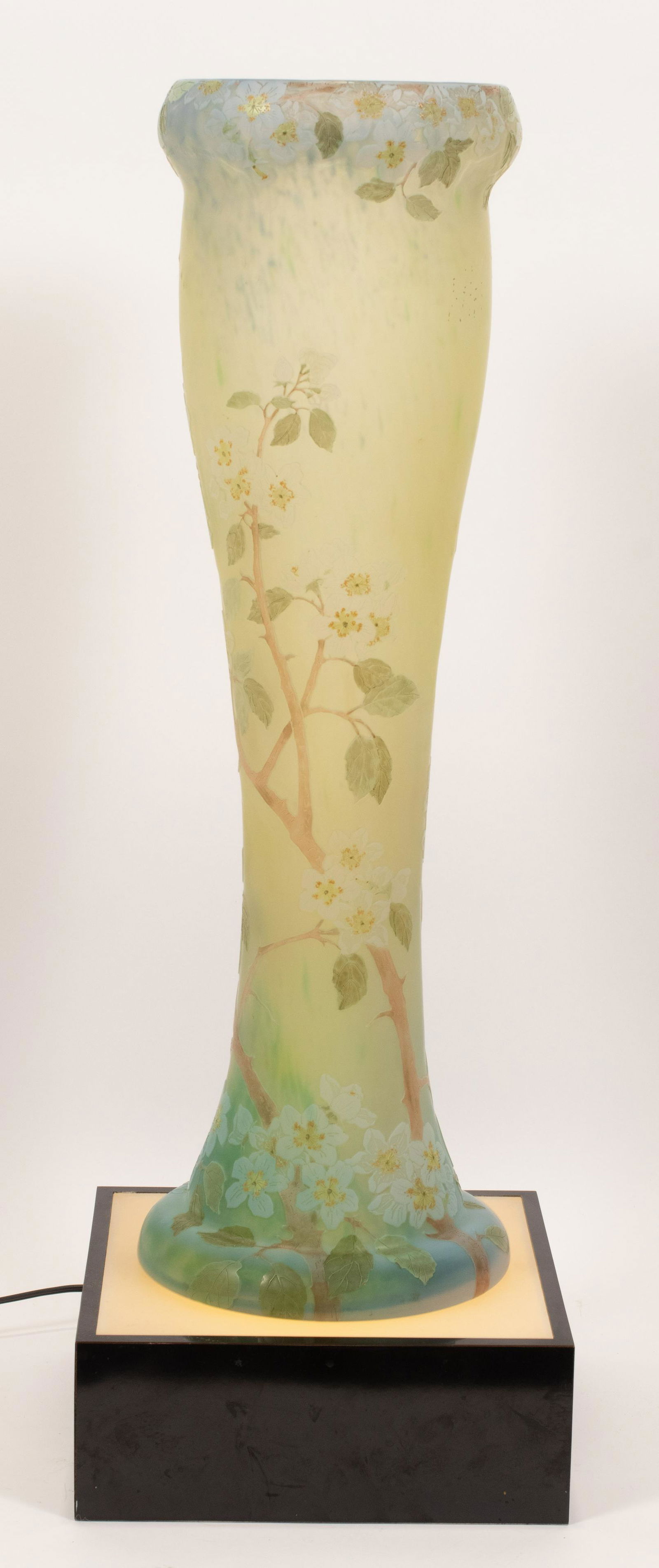 LEGRAS (CO.) (FRENCH, EST. 1864) MONUMENTAL VASE (1 of 9)