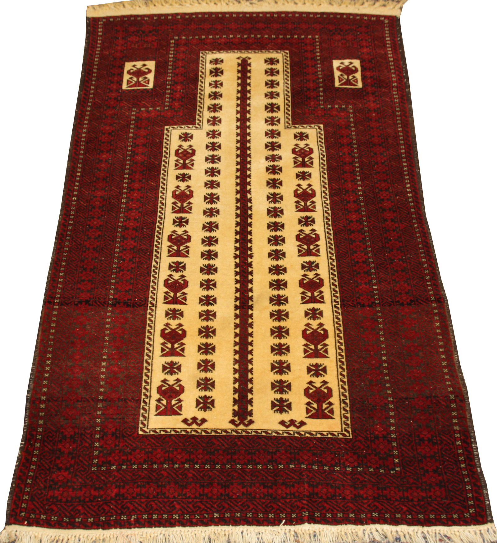 FINE BALOUCH WOOL RUG, C. 1980, W 2' 7", L 4' 3" (1 of 4)
