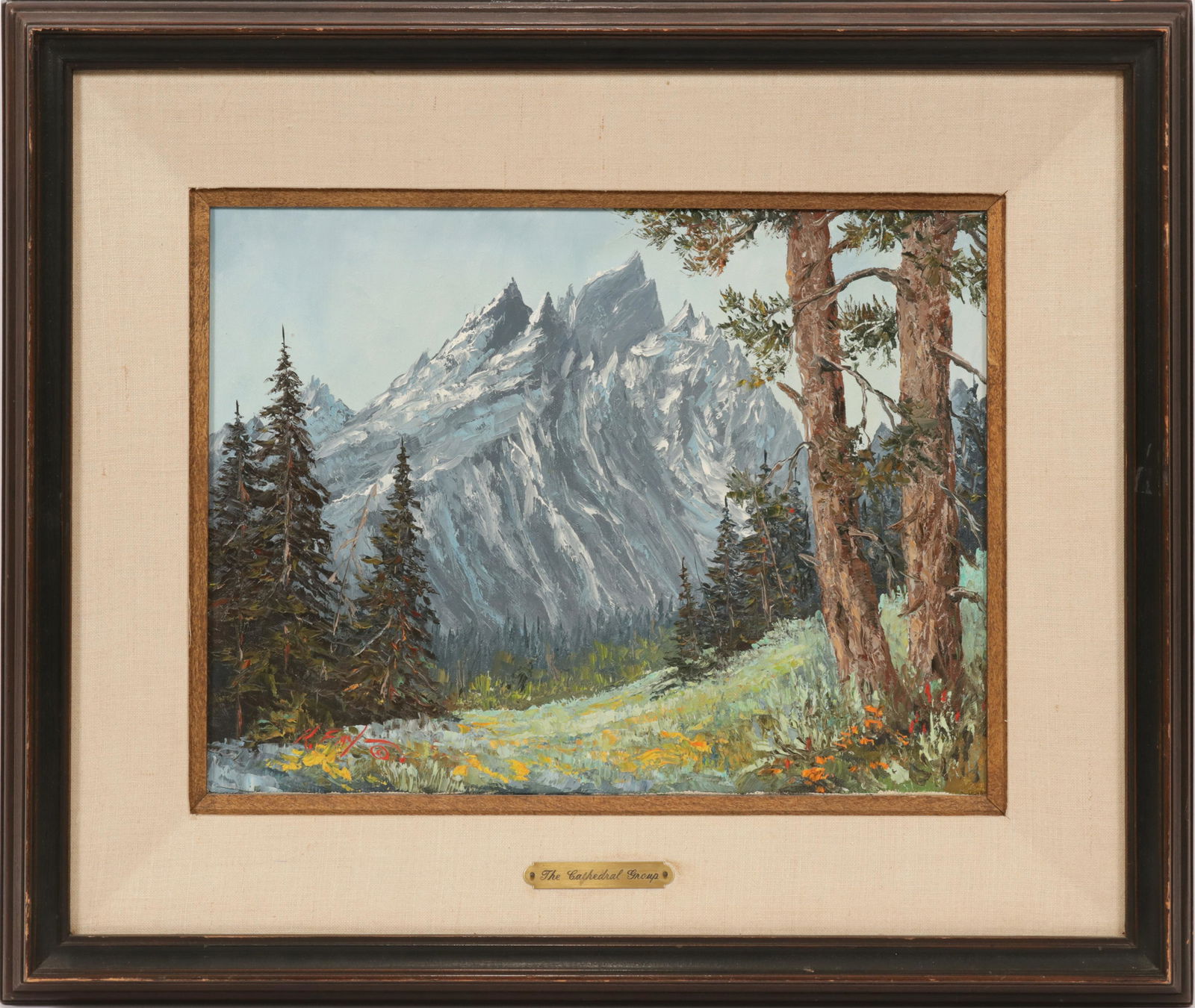 KEITH FAY, (AMERICAN 1920- 2008), OIL ON CANVAS H 12" W (1 of 6)