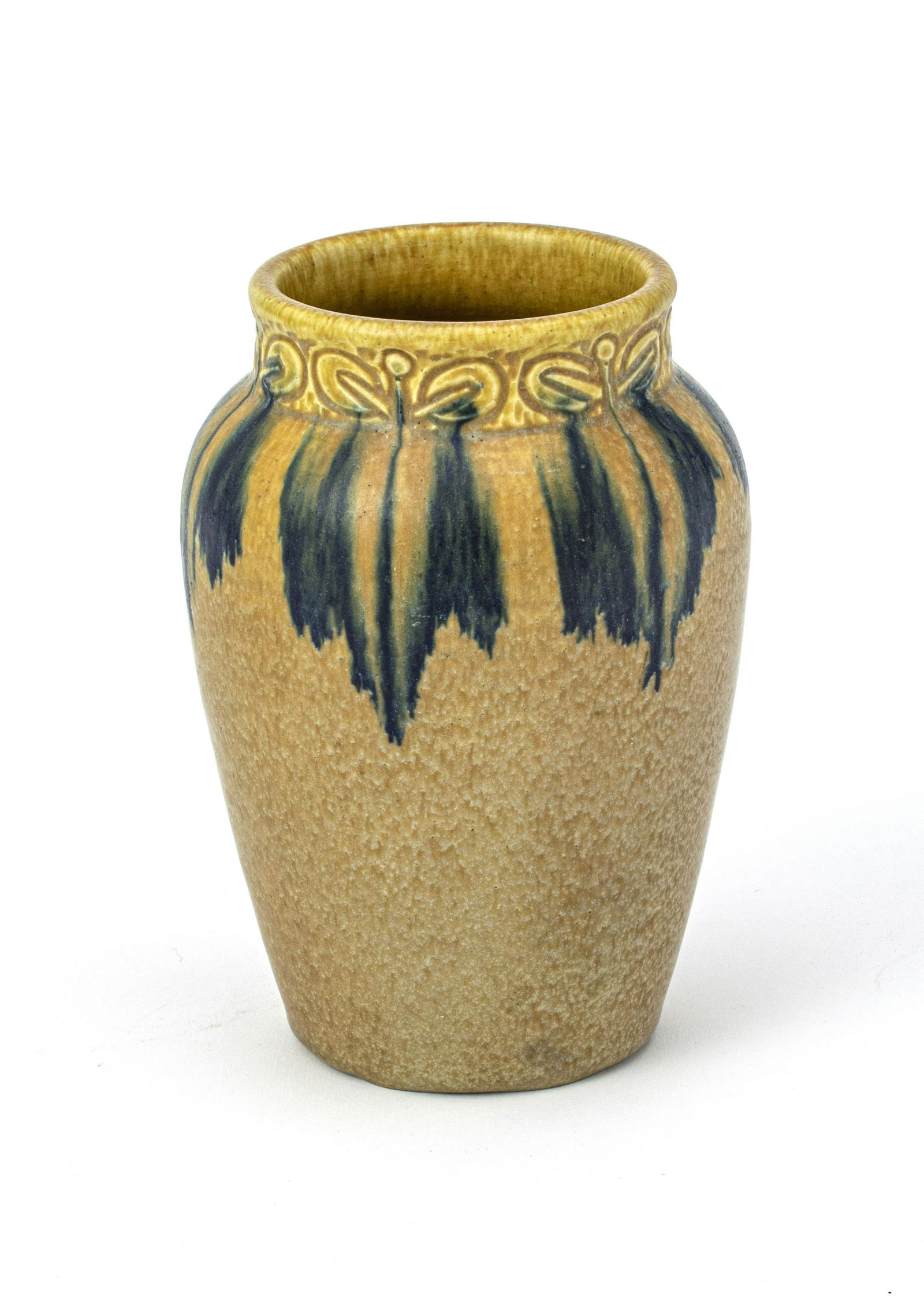 WILLIAM HENTSCHEL, ROOKWOOD POTTERY VASE, 1913, H 6.5", (1 of 3)