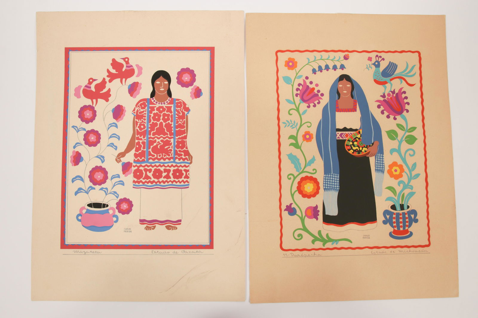 CARLOS MERIDA (GUATEMALA, 1891-1984) SCREENPRINTS ON (1 of 10)
