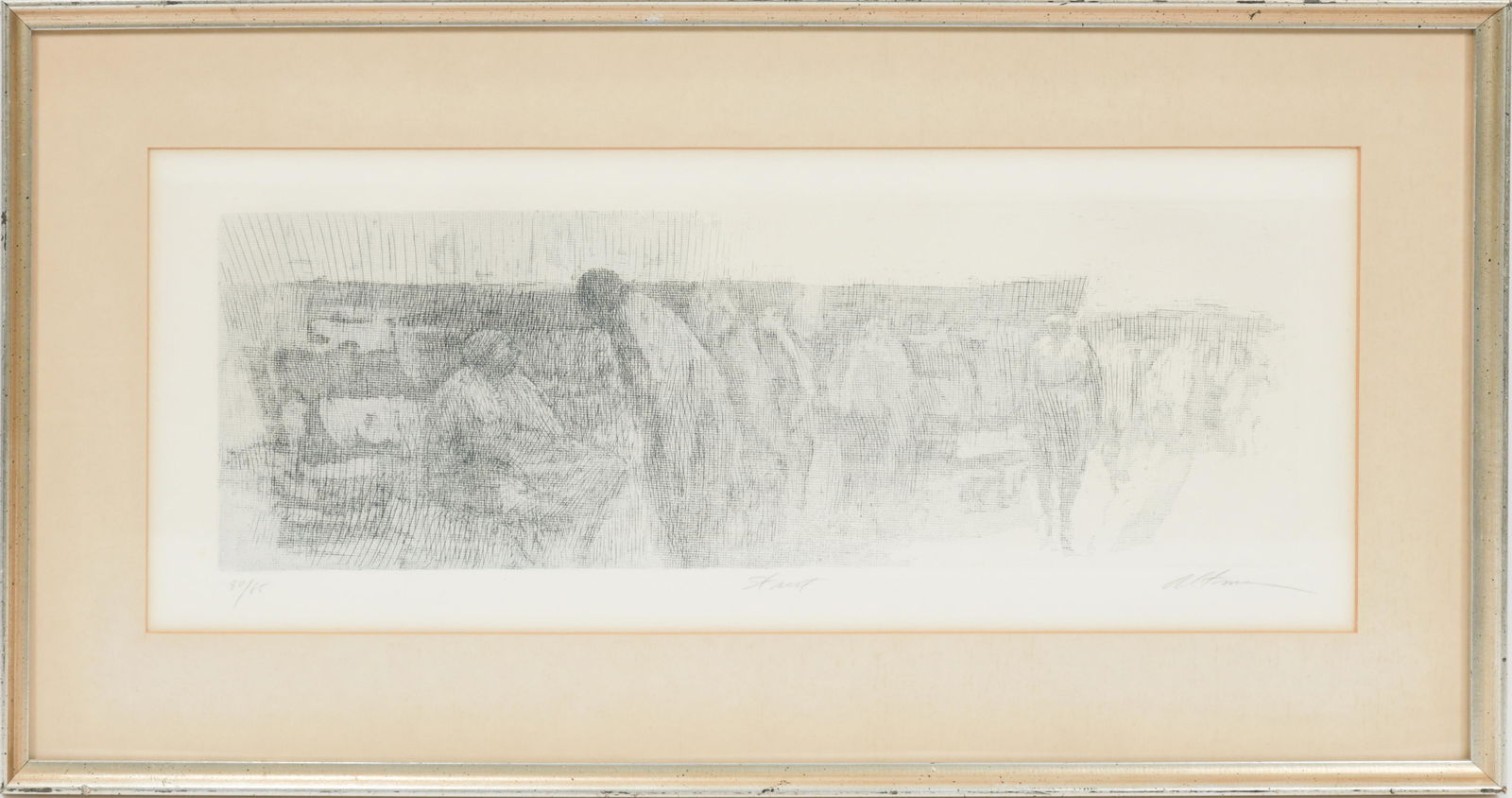 HAROLD ALTMAN (AMERICAN, 1924-2003) ENGRAVING ON PAPER, (1 of 7)