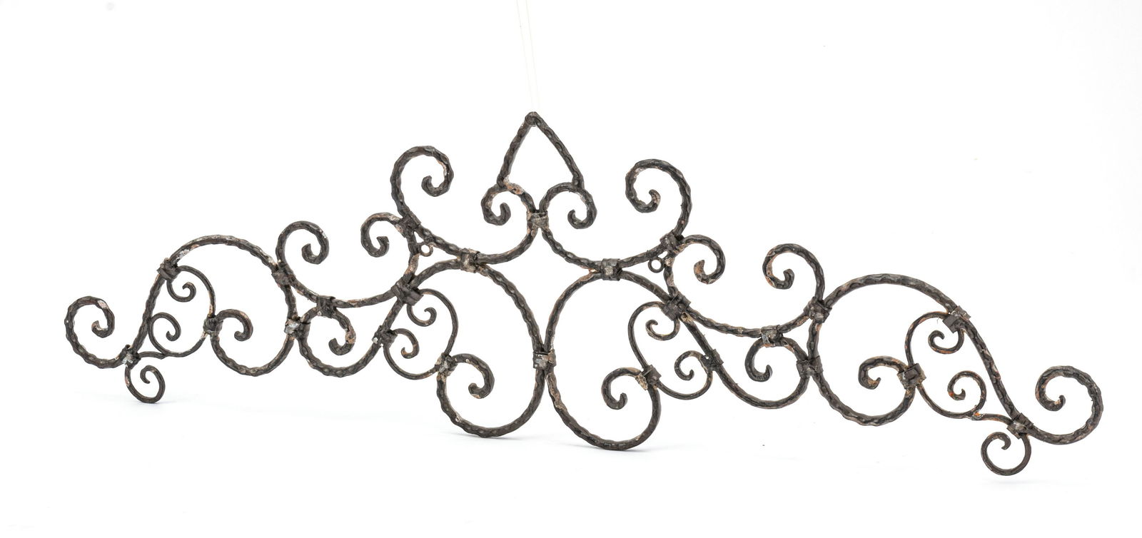 CAST IRON WALL ORNAMENT, H 10", L 31" (1 of 2)