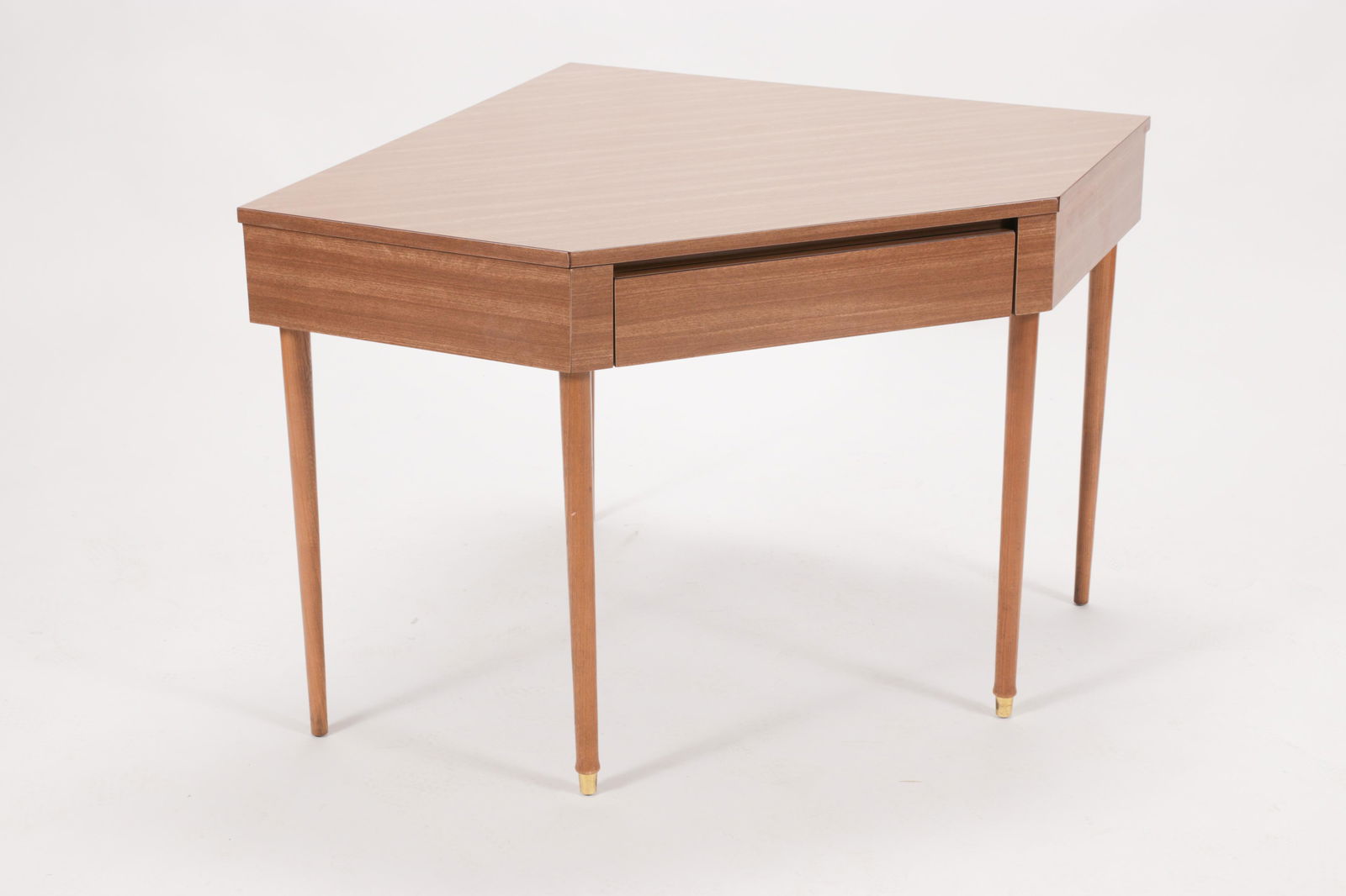 R-WAY FURNITURE MID-CENTURY MODERN CORNER DESK H 30" W (1 of 6)