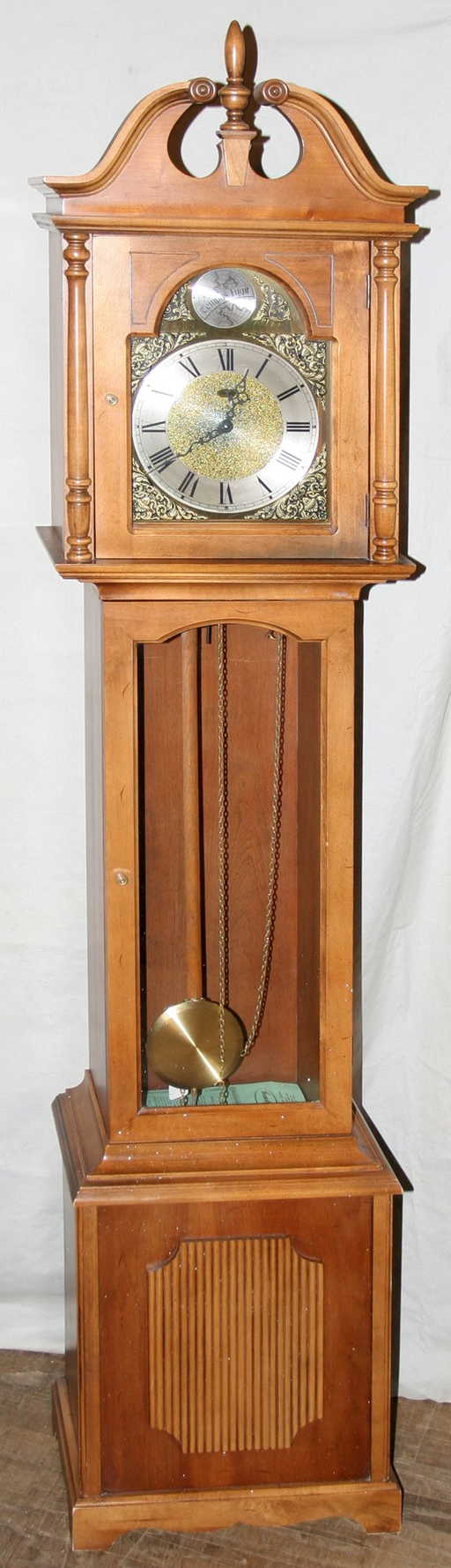 040393 RIDGEWAY GRANDMOTHER CLOCK, H 6'