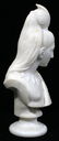 042022: ATT TO EDMONIA LEWIS CARVED WHITE MARBLE BUST - 6