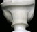 042022: ATT TO EDMONIA LEWIS CARVED WHITE MARBLE BUST - 7