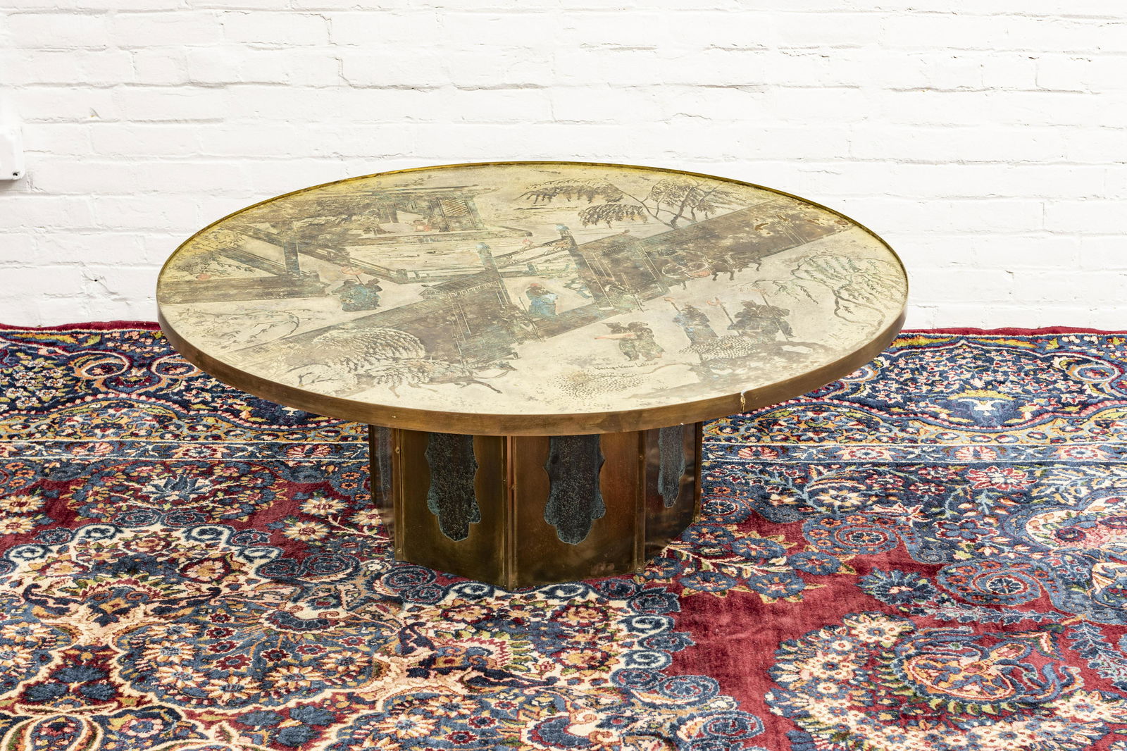 LAVERNE CHINOISERIE BRONZE TABLE (1 of 5)