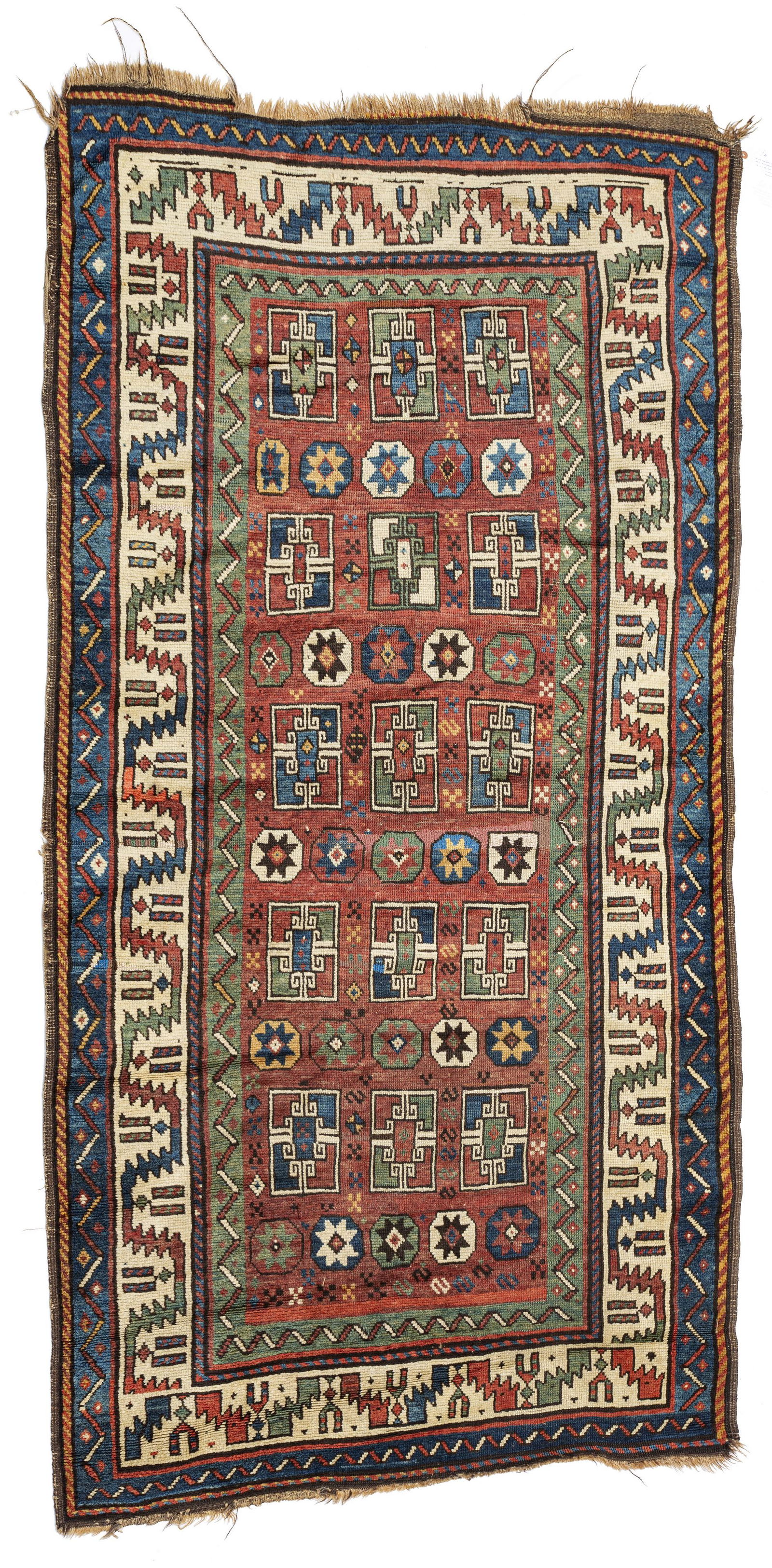 ANTIQUE PERSIAN KAZAK WOOL RUNNER (1 of 2)