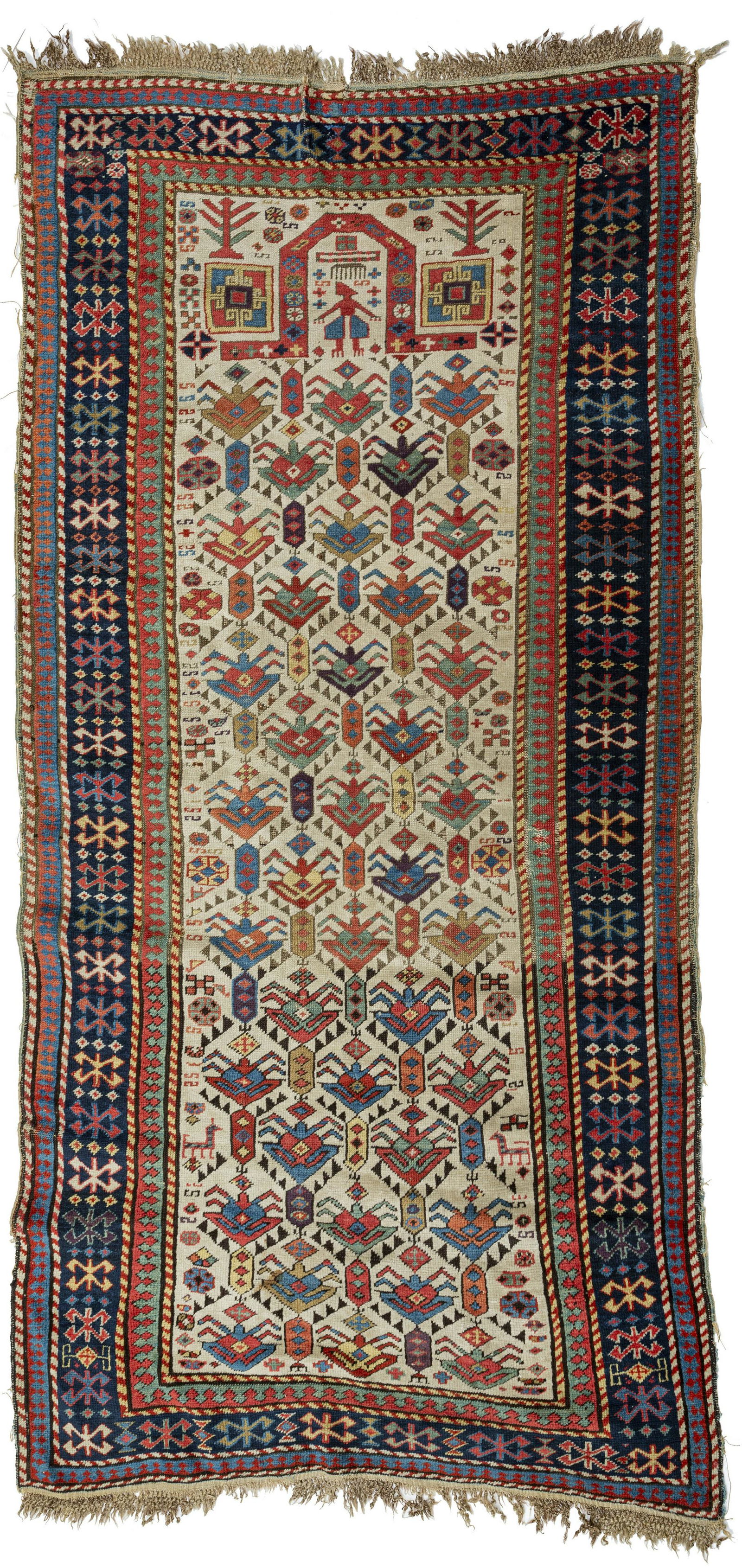 DAGESTAN HANDWOVEN WOOL PRAYER RUG (1 of 2)