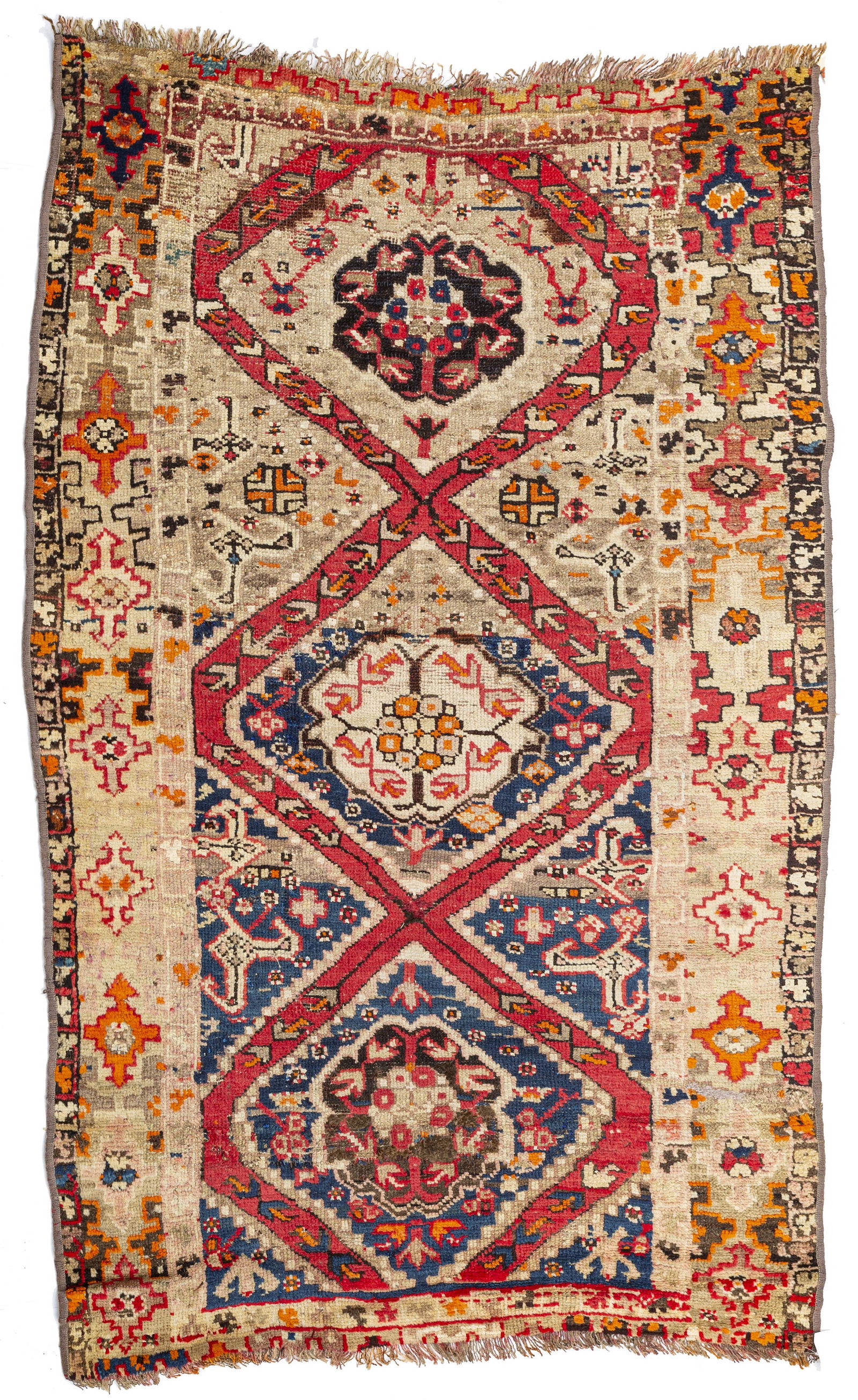 ANTIQUE TURKISH KURD HANDWOVEN WOOL RUG (1 of 2)