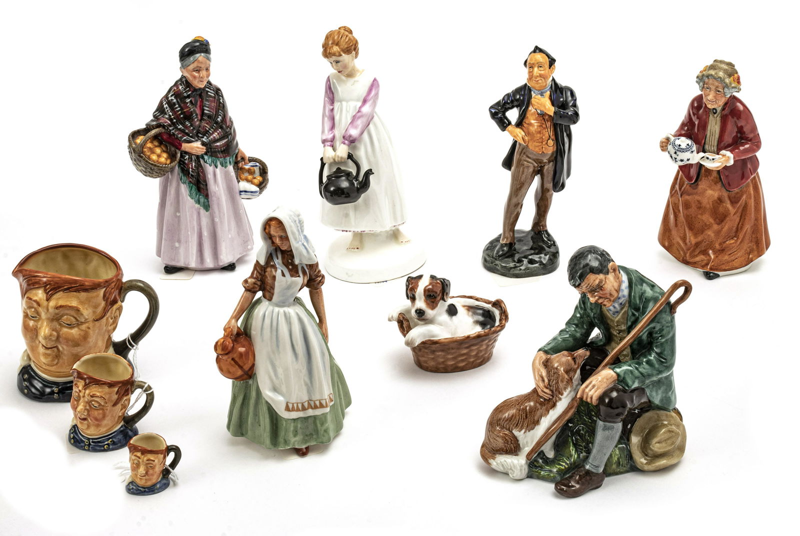 ROYAL DOULTON PORCELAIN 10 PCS. (1 of 3)