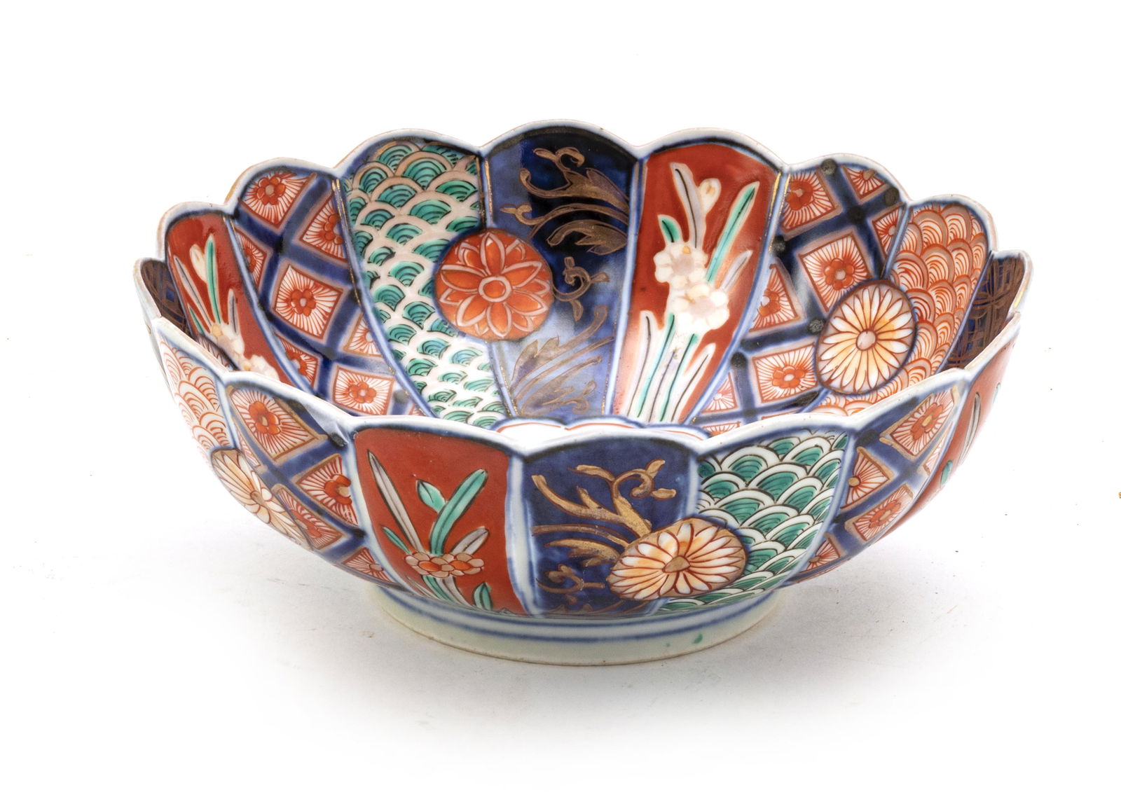 JAPANESE IMARI PORCELAIN BOWL (1 of 4)