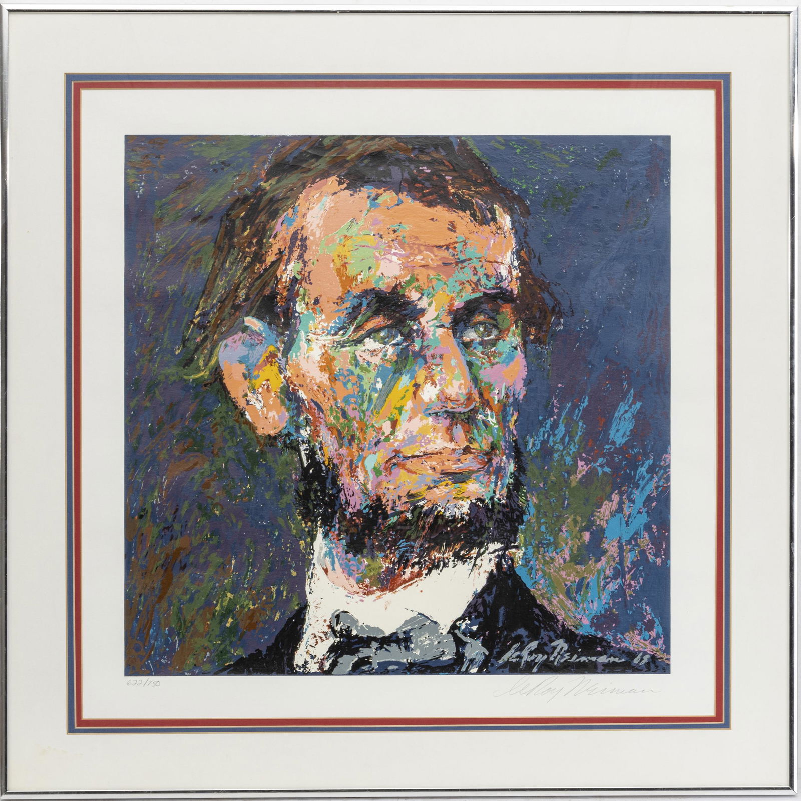 LEROY NEIMAN SERIGRAPH ON WOVE PAPER, LINCOLN (1 of 3)