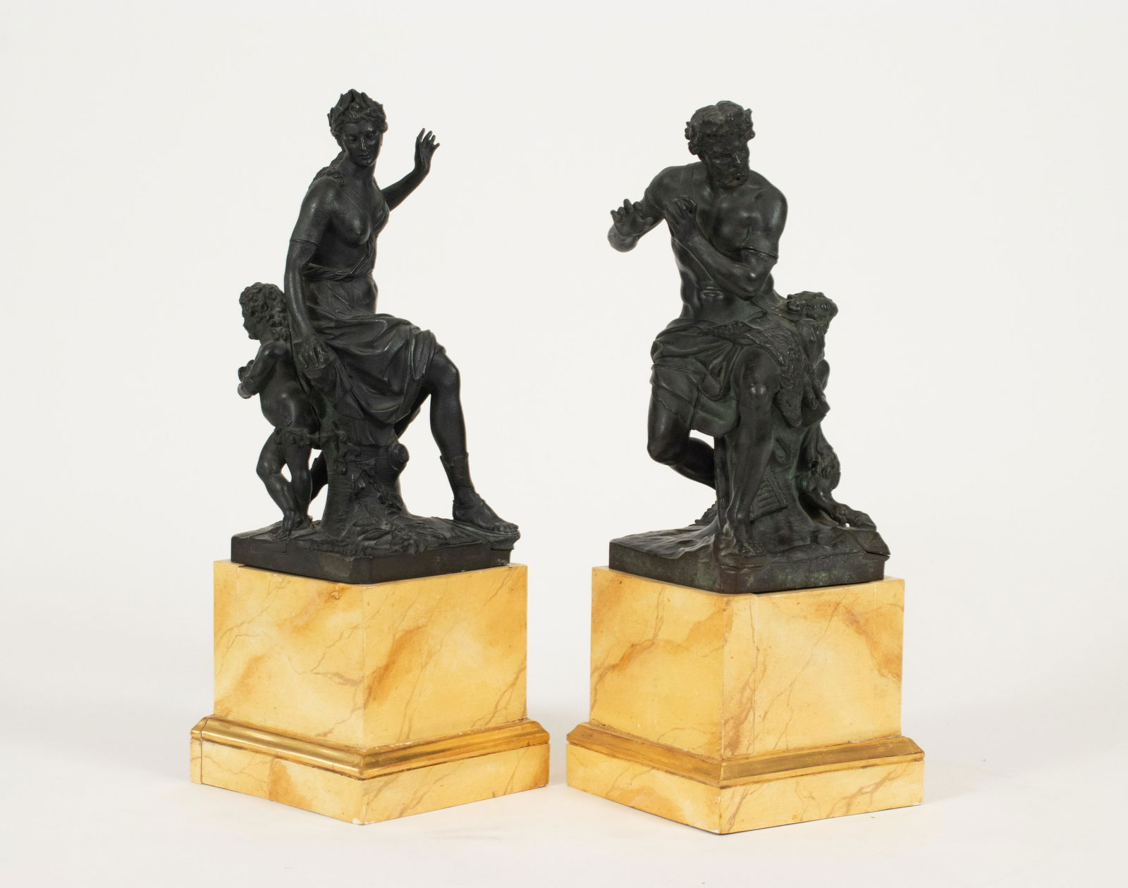 AFTER ANTOINE COYSEVOX, ALLEGORICAL SCULPTURES (1 of 6)