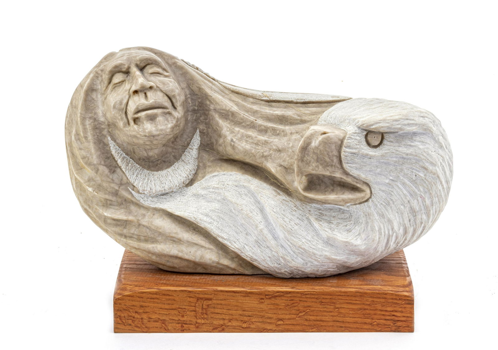 A.P. MARTINEZ, CARVED MARBLE SCULPTURE (1 of 4)