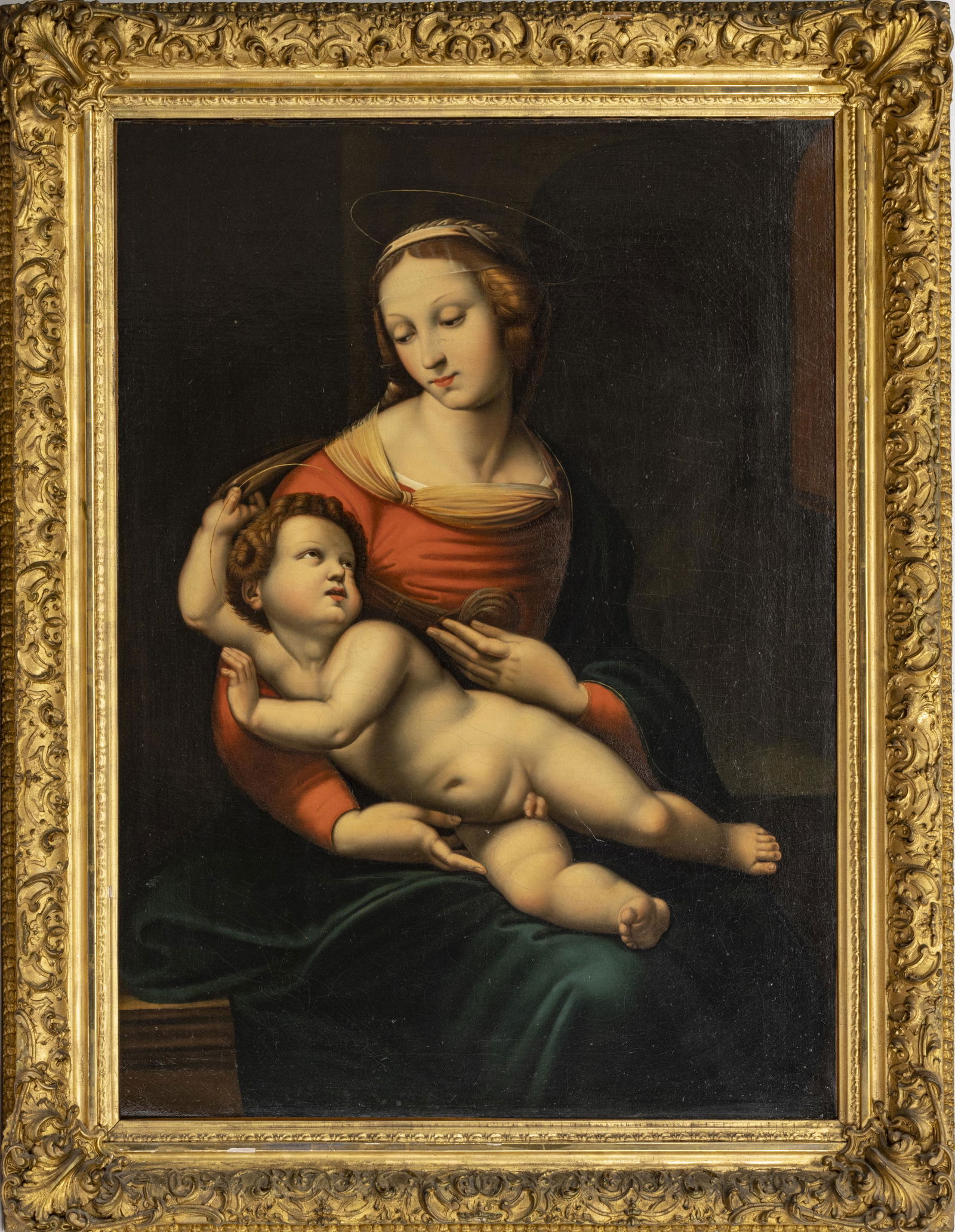 AFTER RAPHAEL, OIL ON CANVAS (1 of 2)