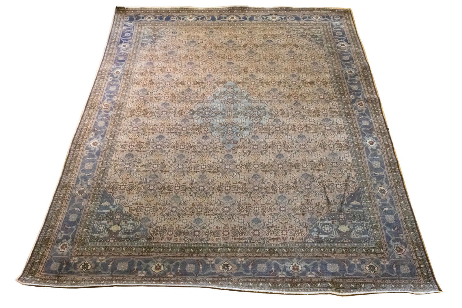 PERSIAN MOOD HERATI HANDWOVEN WOOL RUG (1 of 7)