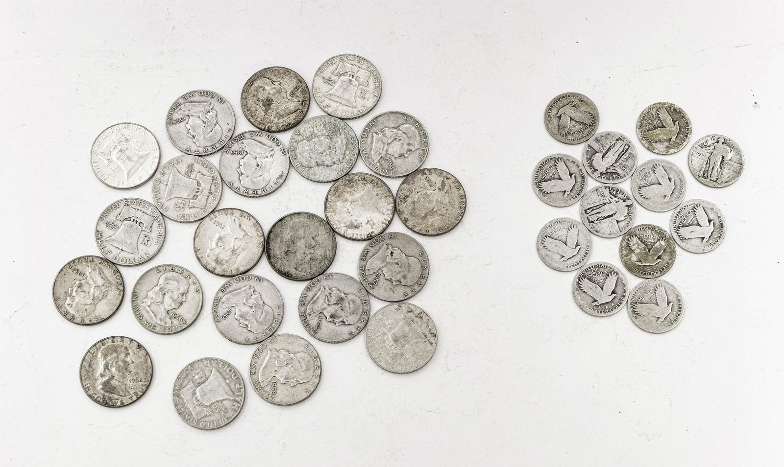 FRANKLIN HALF DOLLARS & STANDING LIBERTY QUARTERS (1 of 1)
