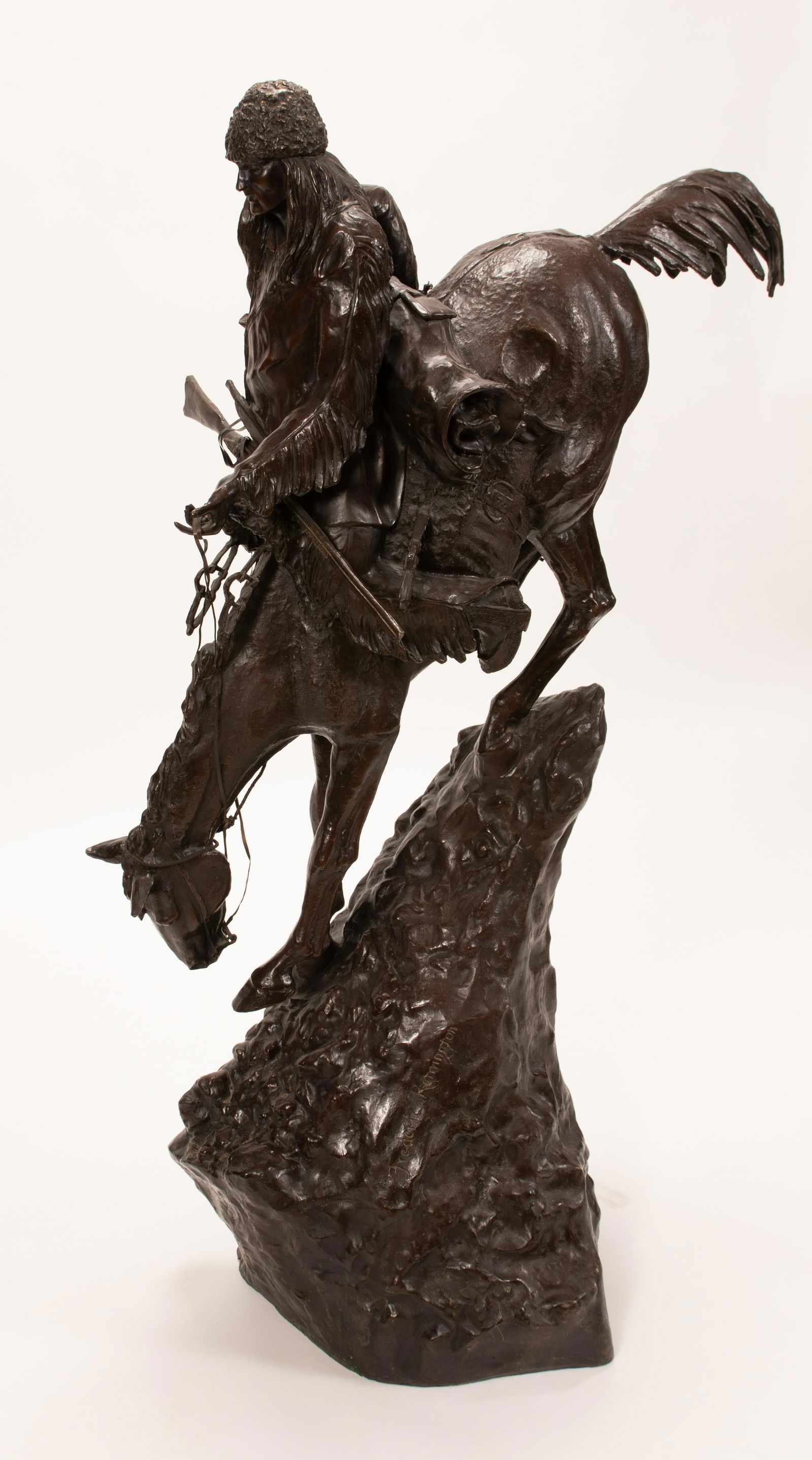 AFTER FREDERICK REMINGTON, BRONZE SCULPTURE (1 of 11)