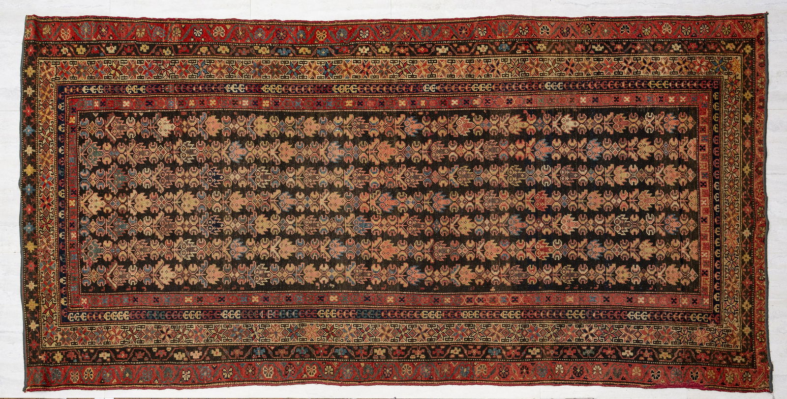 PERSIAN HAMADAN HANDWOVEN WOOL RUNNER (1 of 2)