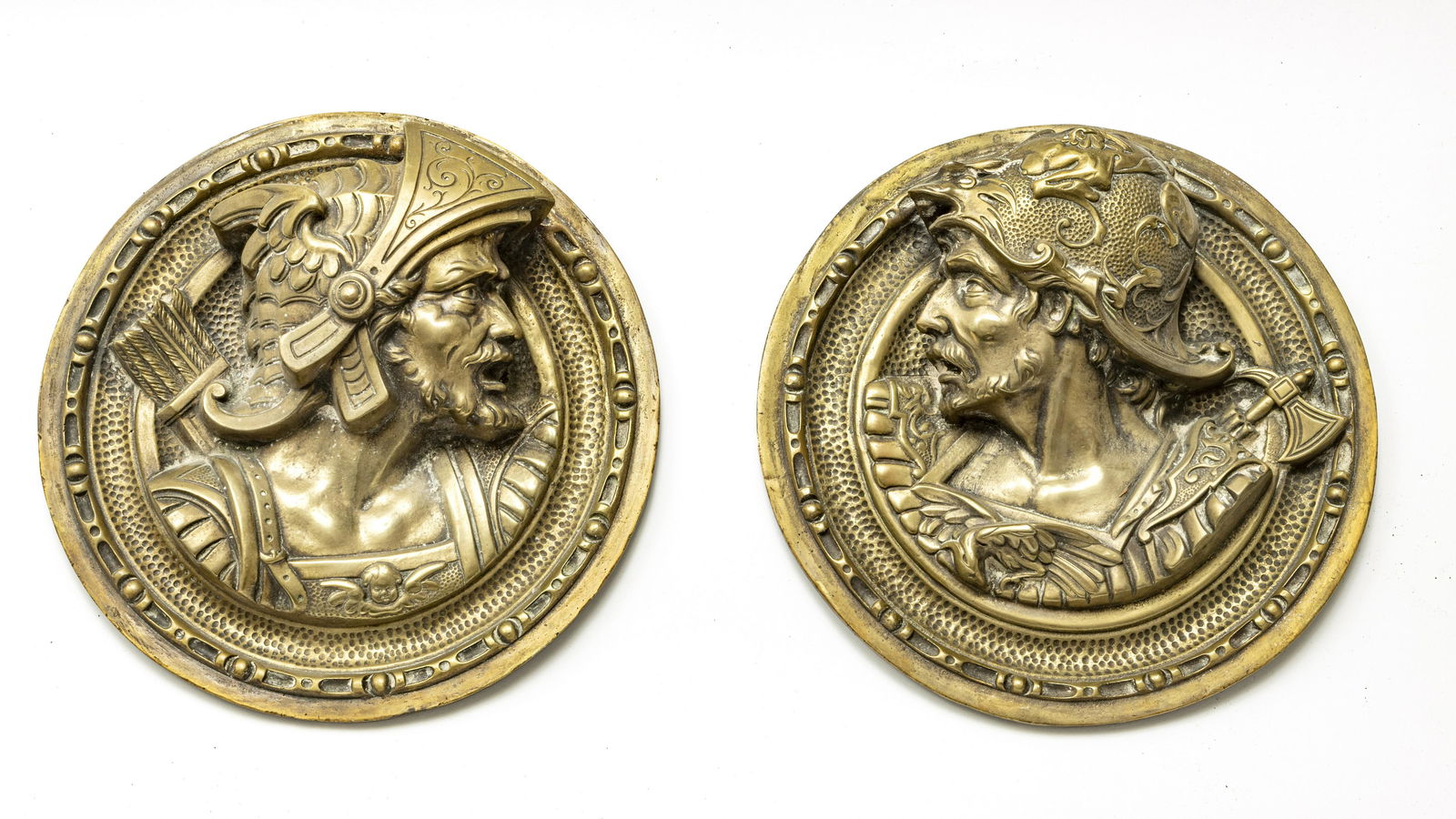 ITALIAN BRONZE ROUNDELS (1 of 2)