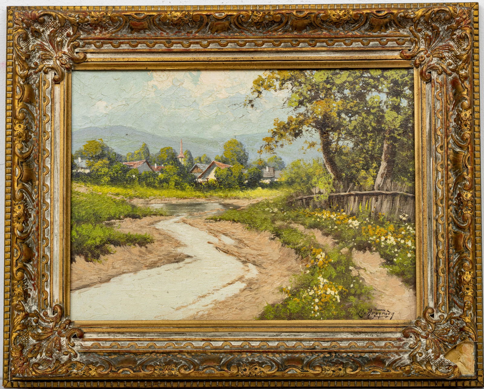 LAZLO NEOGRADY, HUNGARY OIL ON CANVAS (1 of 3)