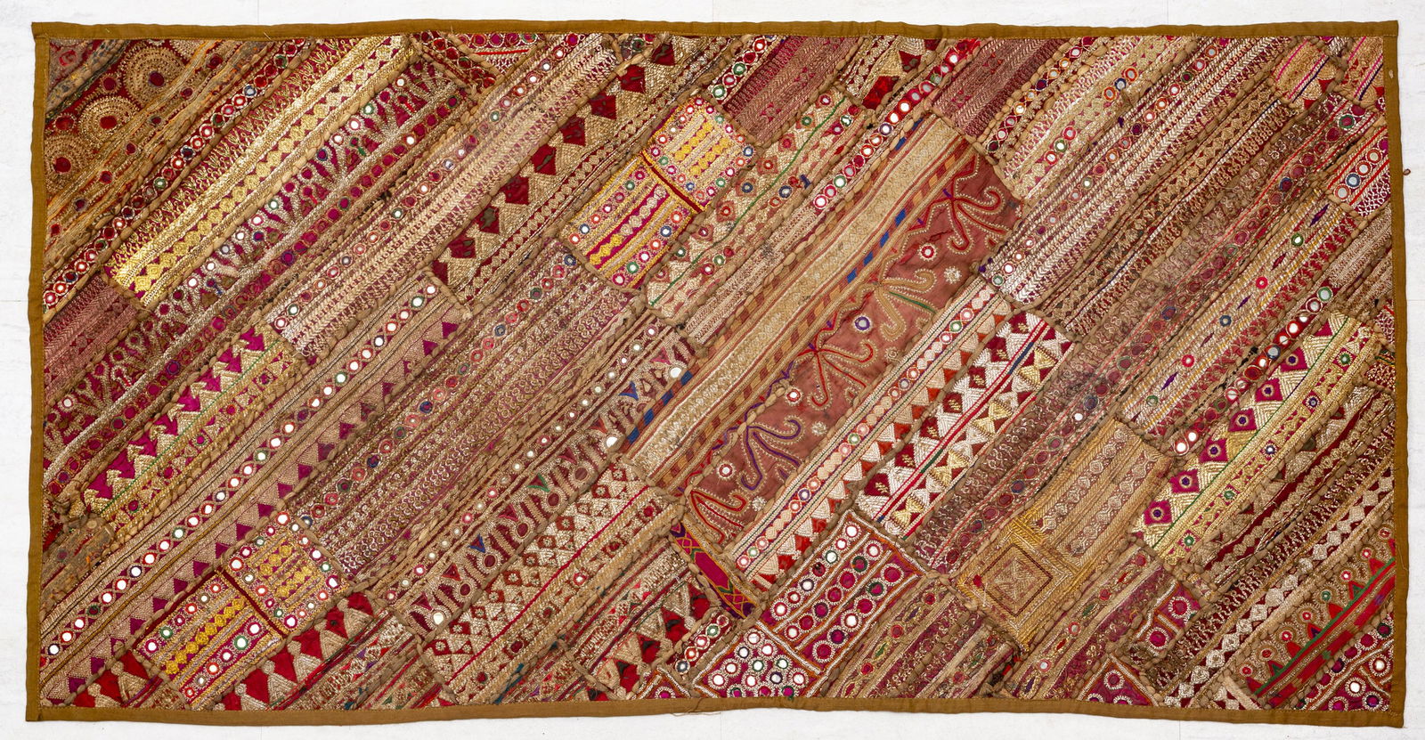 PAKISTANI COTTON & THREAD FRAGMENTARY PATCHWORK (1 of 2)