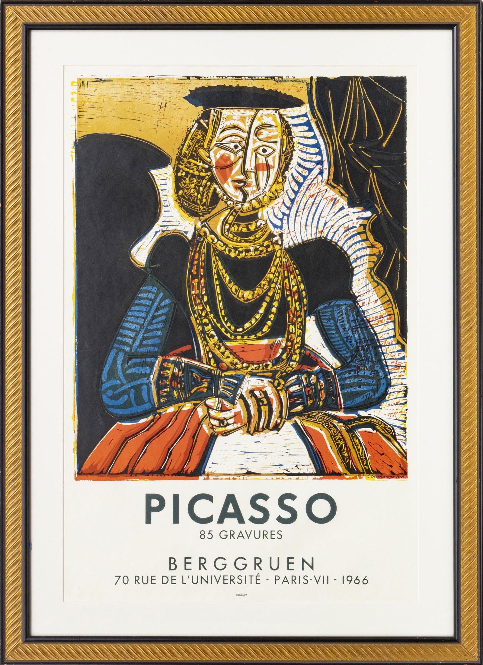PABLO PICASSO (SPANISH, 1881â€“1973) LITHOGRAPH (1 of 2)