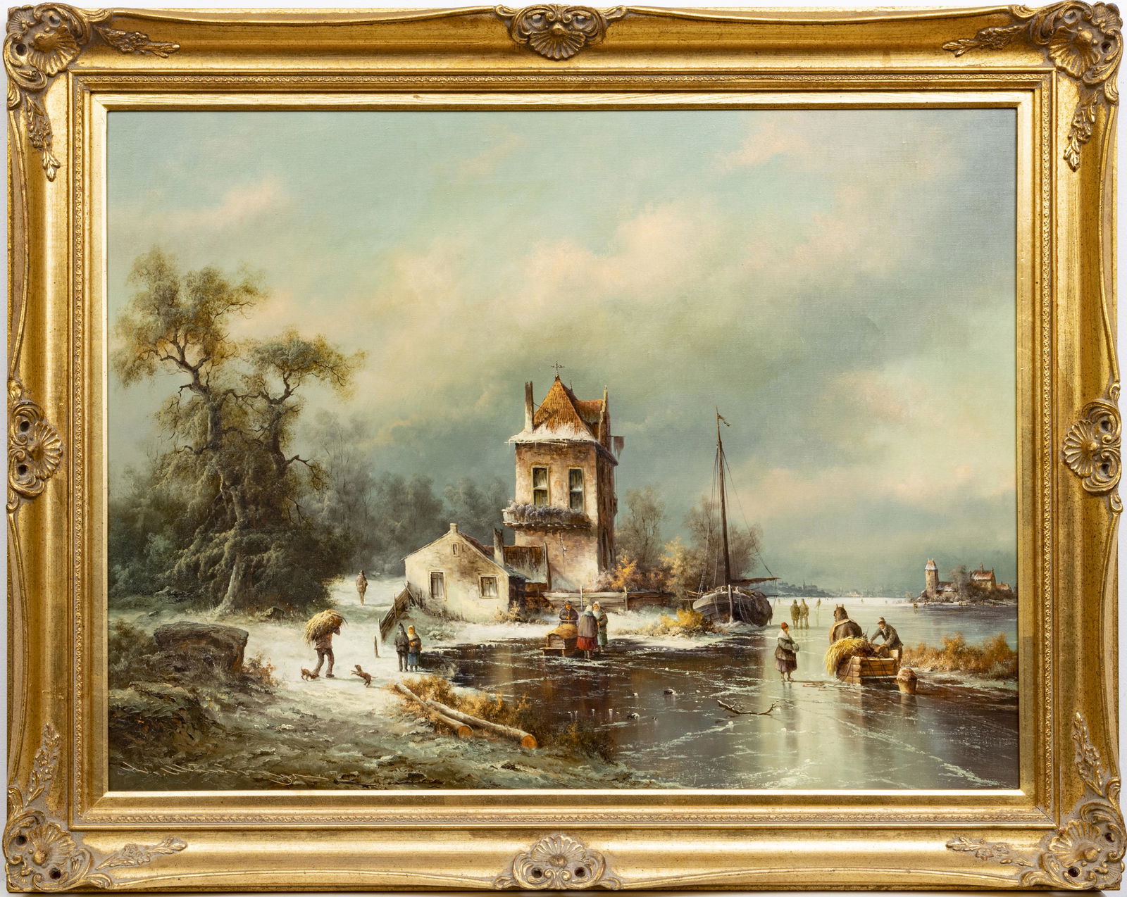 LUDWIG MUNINGER (GERMAN 1929-1997) OIL ON CANVAS (1 of 3)