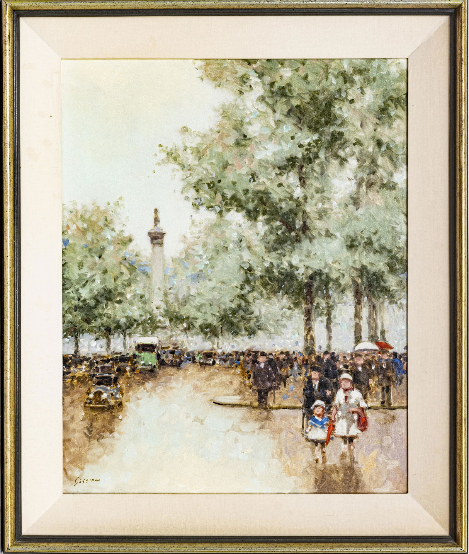 ANDRE (GITTELSON) GISSON, PARIS STREET SCENE (1 of 3)