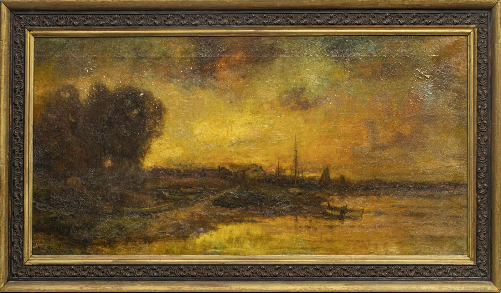 CHARLES APPEL (AMERICAN 1857-1928) OIL ON CANVAS (1 of 4)