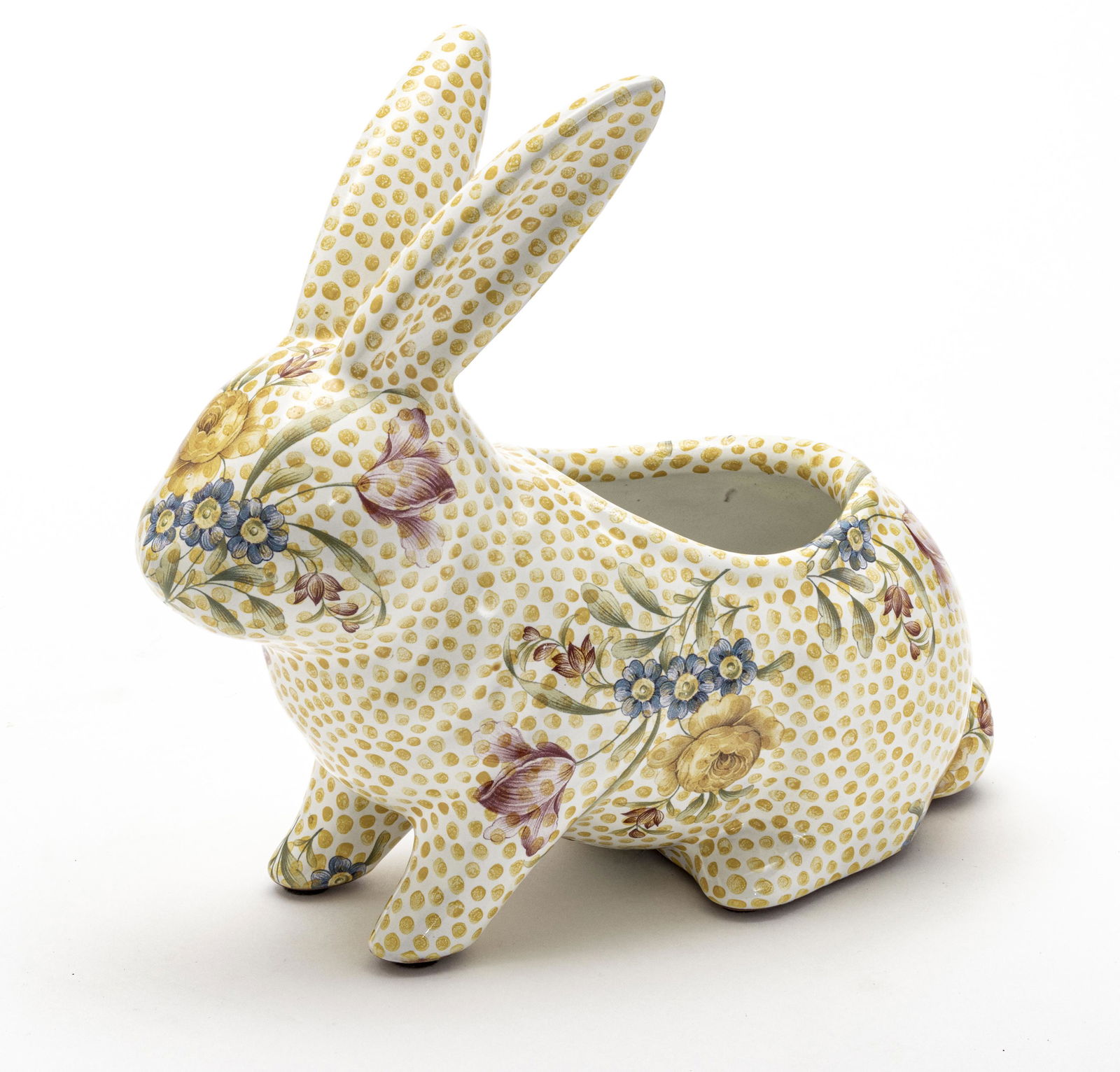 MACKENZIE-CHILDS (AMERICAN) RABBIT PLANTER (1 of 3)