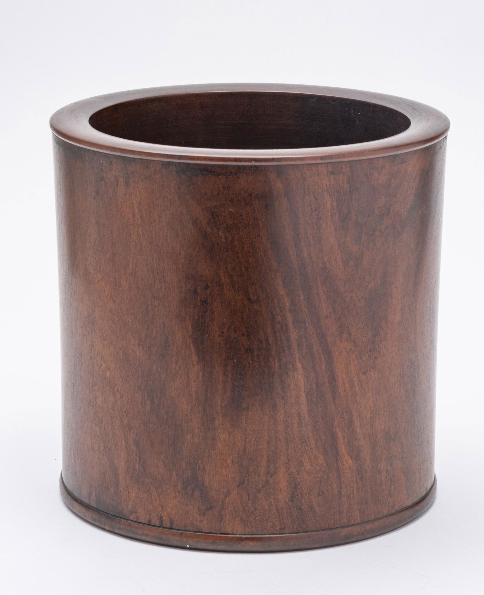 CHINESE ROSEWOOD BRUSH POT (1 of 3)