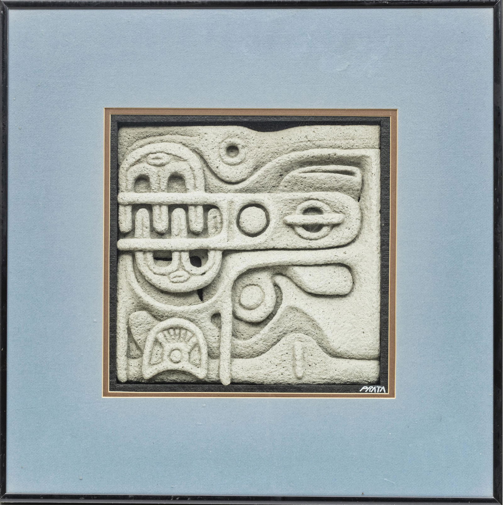 RALPH PRATA CONCRETE ABSTRACTS, "SCAVENGER HUNT" (1 of 4)