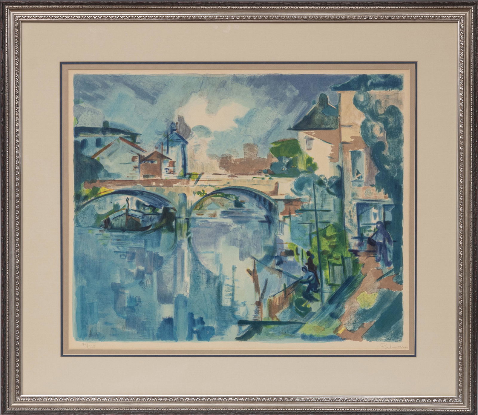 JOSE PALMEIRO, LITHOGRAPH, "PONT DE CRETEIL" (1 of 6)