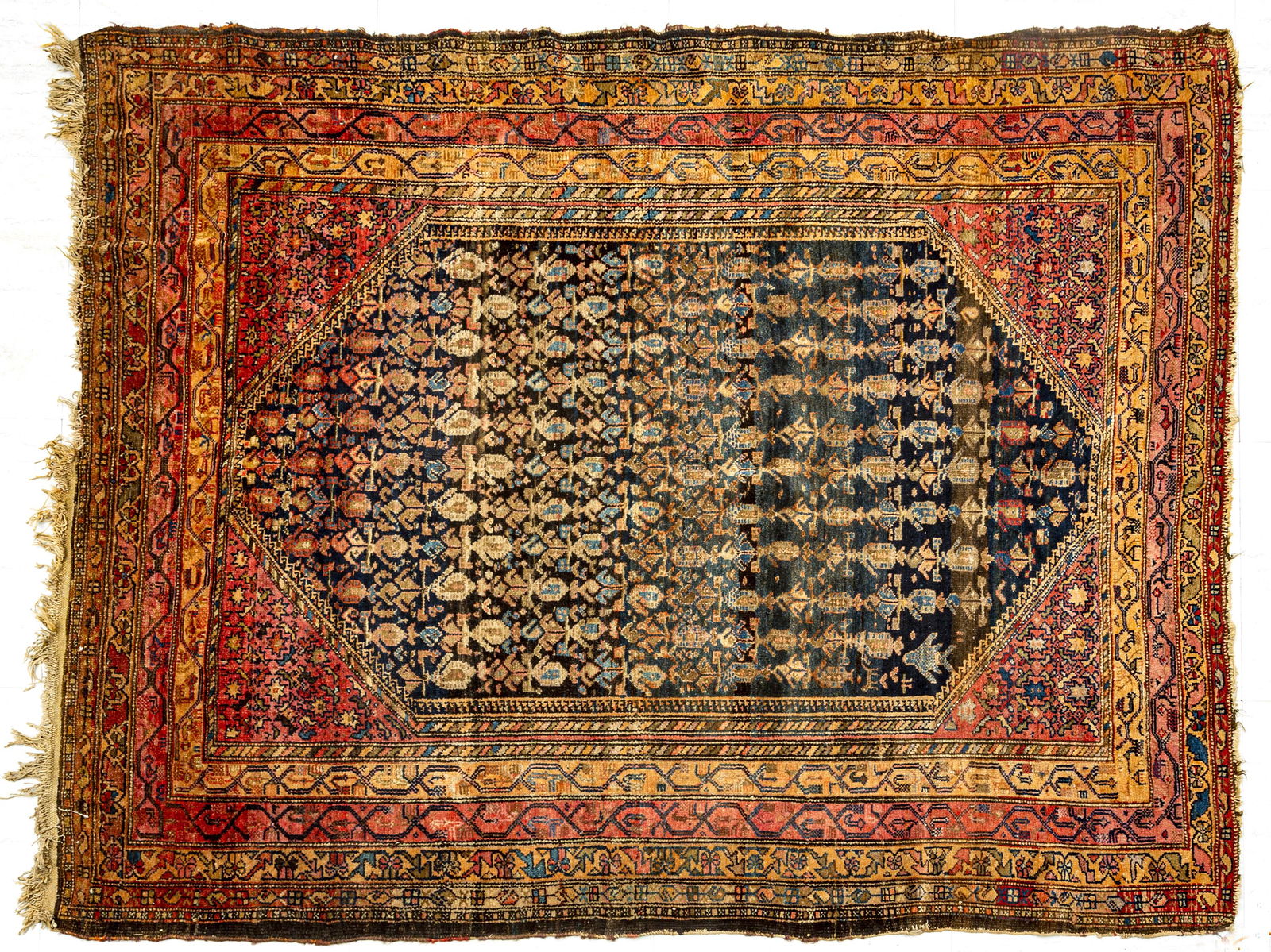 PERSIAN HAMADAN HANDWOVEN WOOL RUG (1 of 2)
