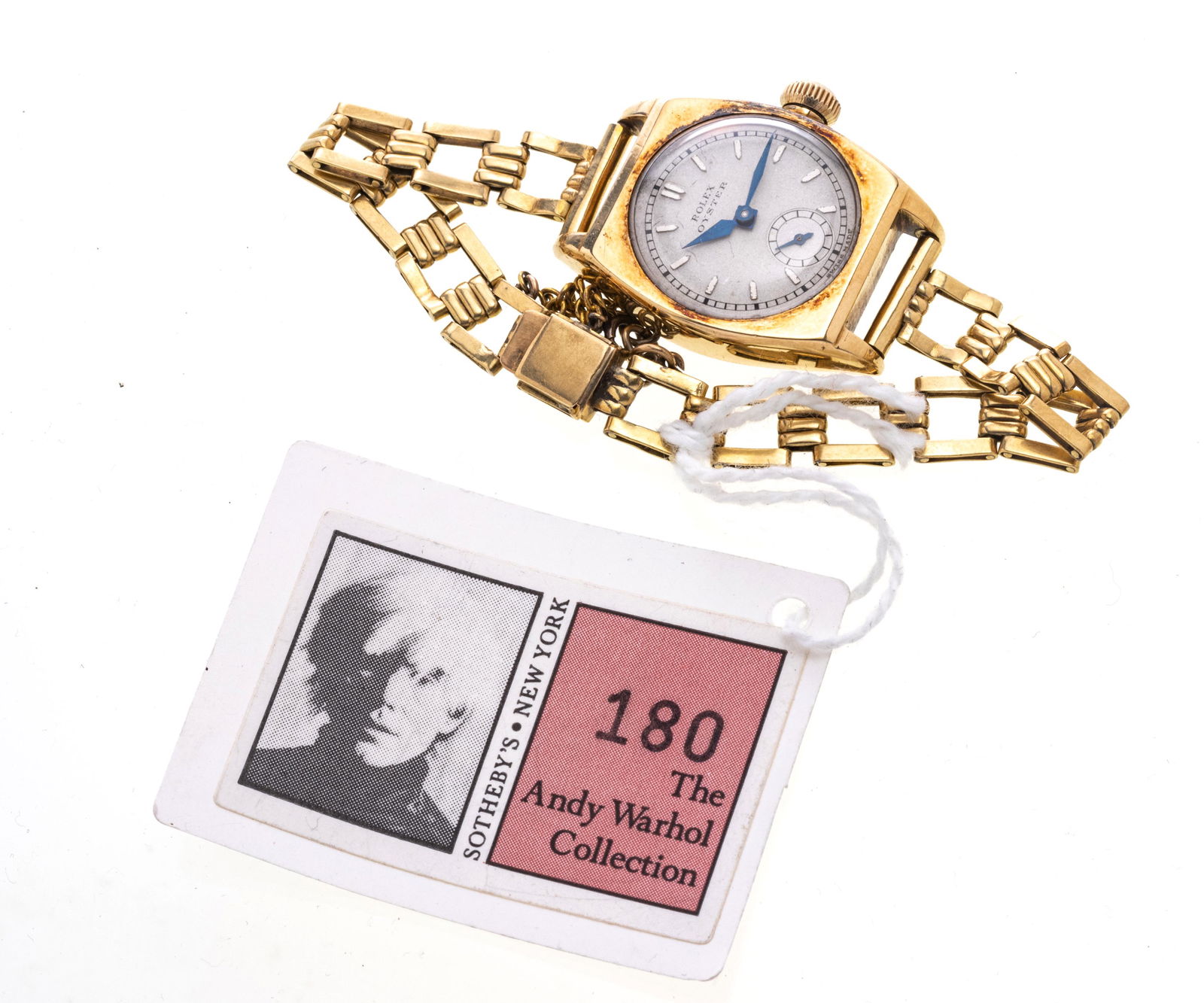 ROLEX OYSTER WIND-UP LADIES WRISTWATCH, L 6.25", T.W.: ROLEX OYSTER WIND-UP LADIES WRISTWATCH, L 6.25", T.W. 38 GR A Rolex Oyster wind-up ladies wristwatch. Marked "14751" to the backside of the dial. Accompanied with a Sotheby's New York auction tag, rea