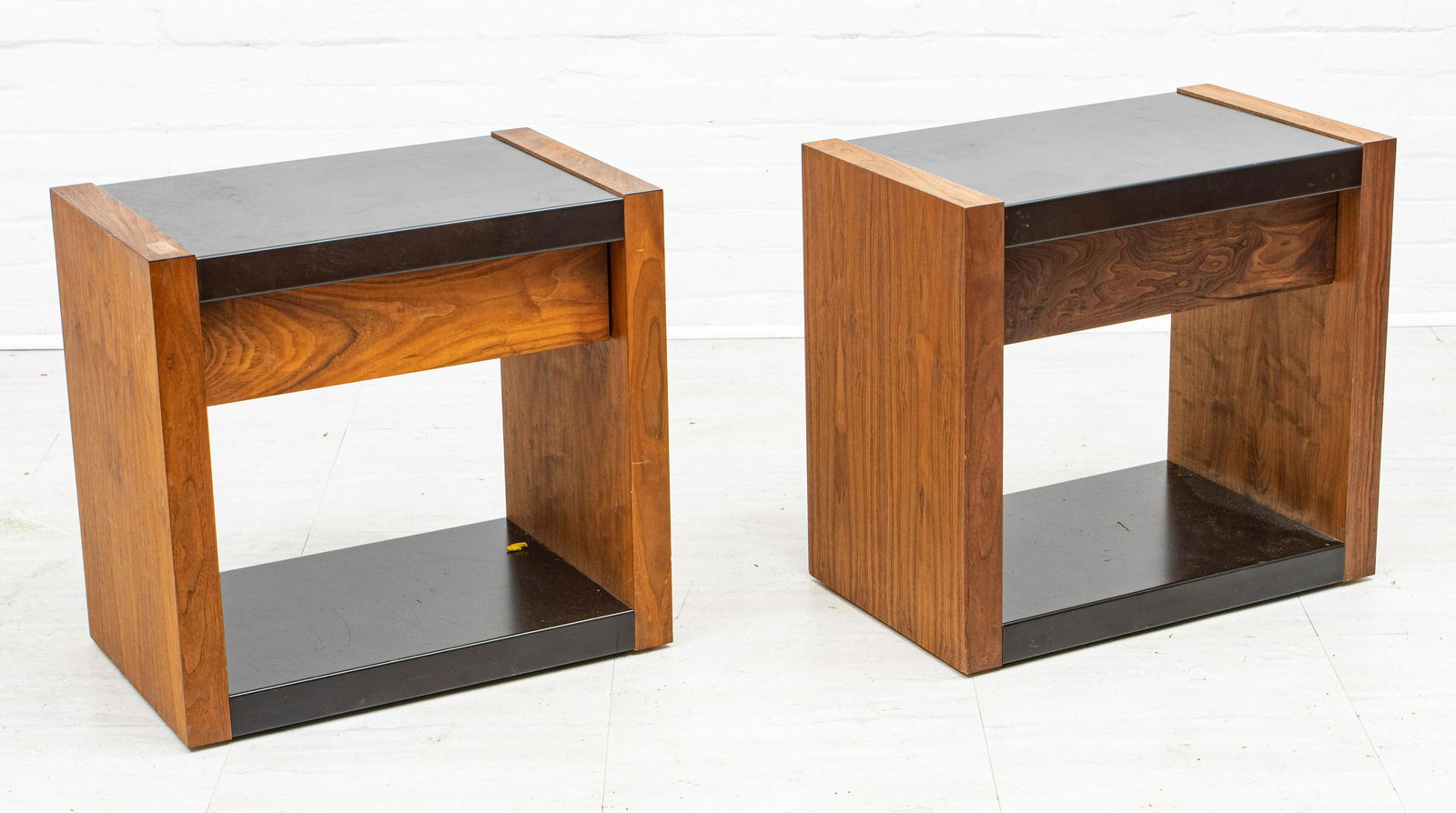 BEDSIDE TABLES PAIR H 24 L 26 D 16 (1 of 4)