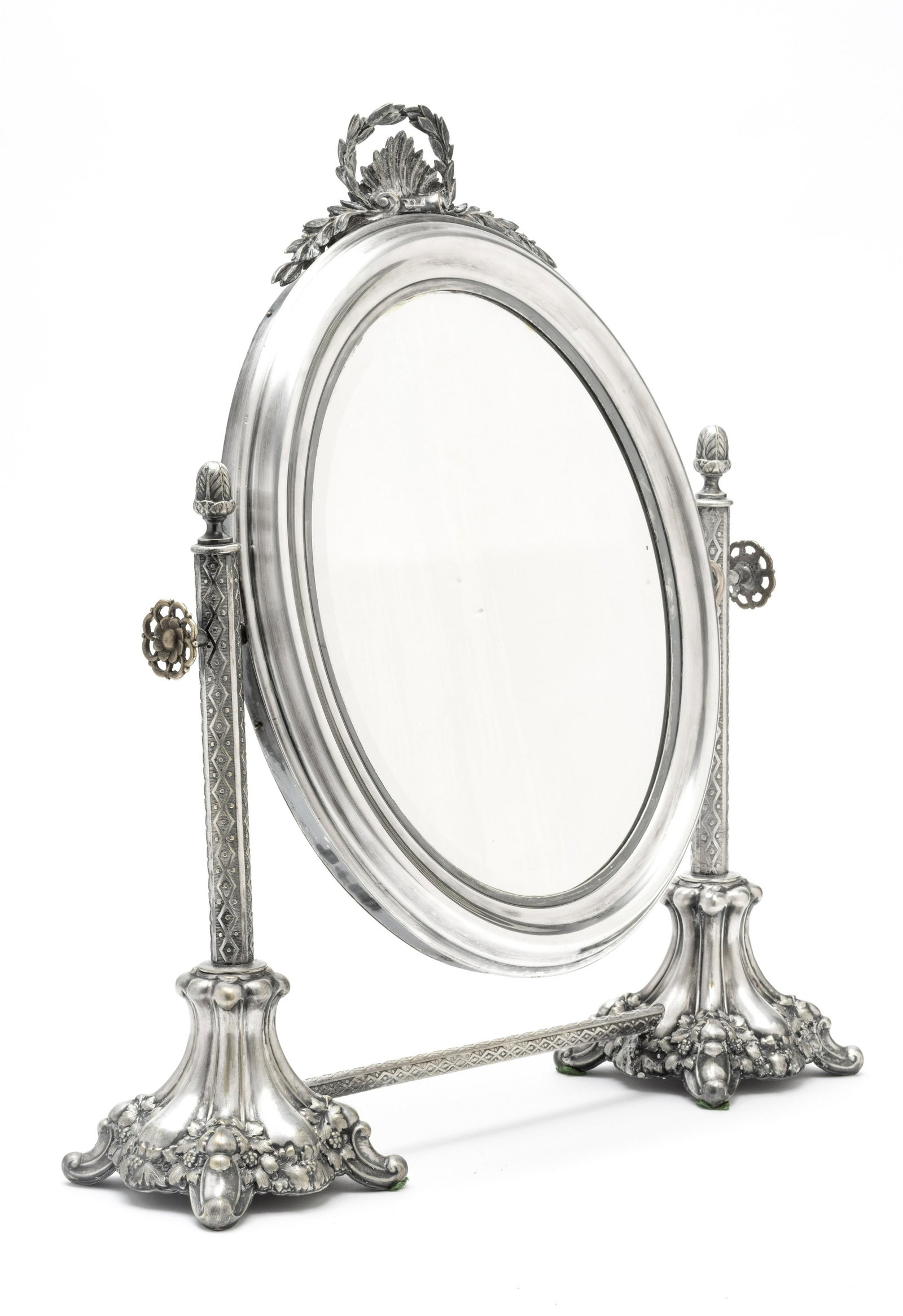 NORBLIN & CO., WARSAW, POLAND, SILVER-PLATE VANITY (1 of 4)