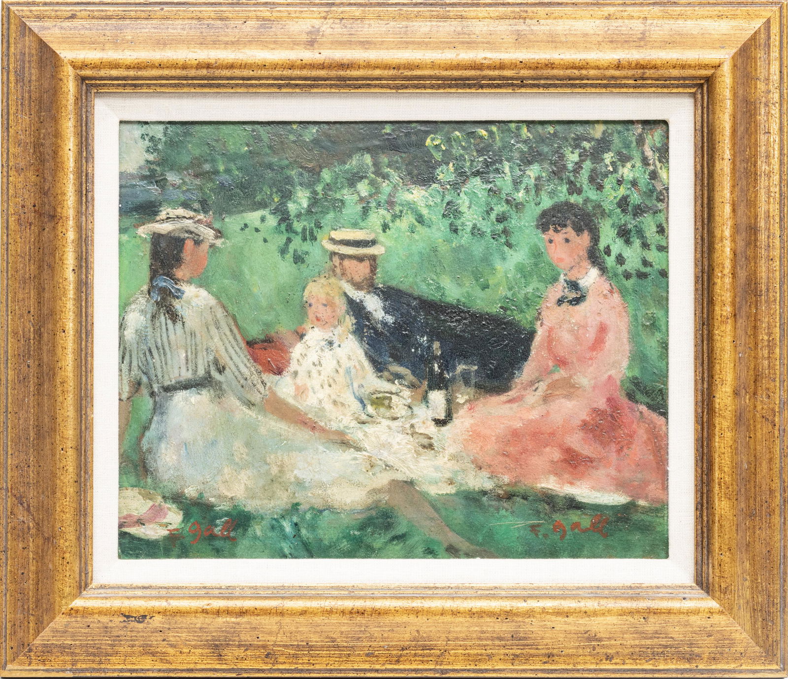 FRANCOIS GALL, (1912 - 87) OIL ON MASONITE PAINTING H (1 of 5)