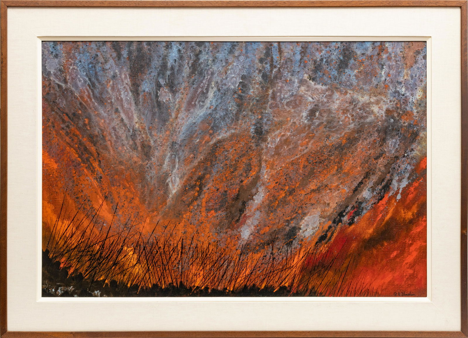 RICHARD FLOORSHEIM, OIL ON CANVAS PAINTING, H 24" W (1 of 4)