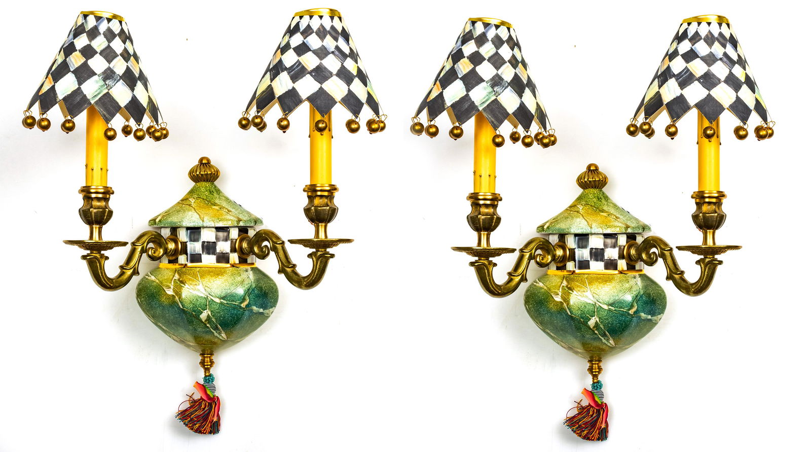 MACKENZIE-CHILDS (CO.) (AMERICAN, 1983) ELECTRIFIED TWO (1 of 3)