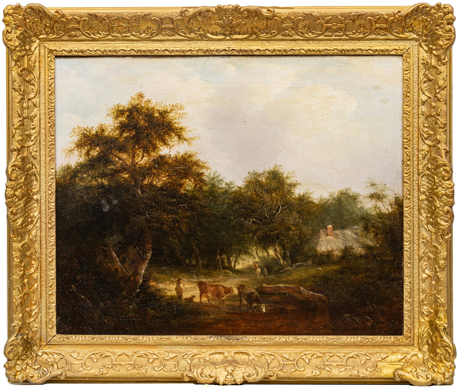 EDWARD CHARLES WILLIAMS (BRITISH 1807-1881) OIL ON (1 of 4)