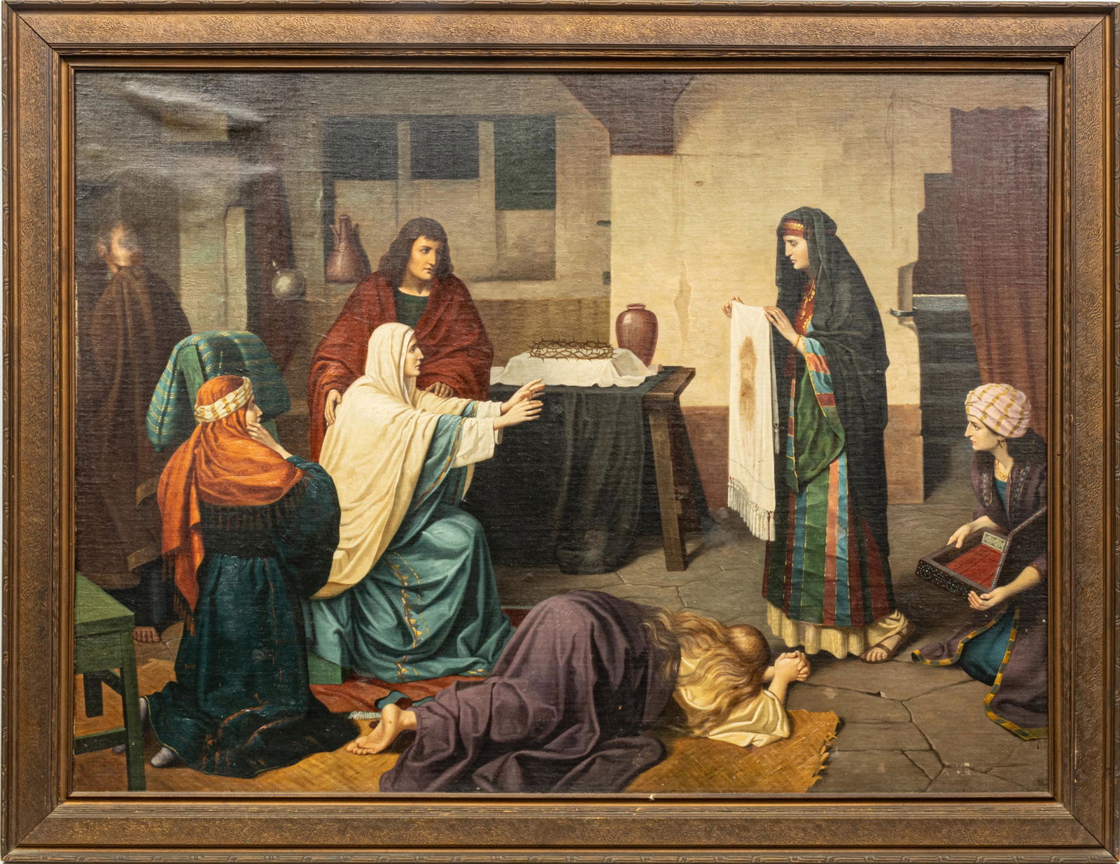 AFTER JOSEF JANSSENS,  OILON CANVAS H 29" W 40" (1 of 3)