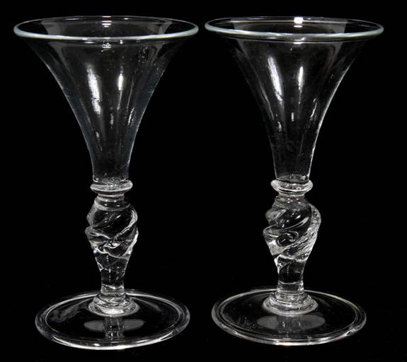 Blown Glass Liquors, Set Of 15, H 3",