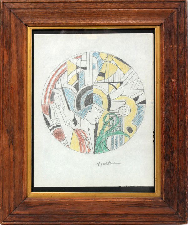 ROY LICHTENSTEIN, MIXED MEDIA 12 1/2" X 8 1/2": ROY LICHTENSTEIN, MIXED MEDIA 12 1/2" X 8 1/2":