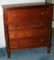 012301: AMERICAN EMPIRE MAPLE CHEST OF DRAWERS, H 48" - 3