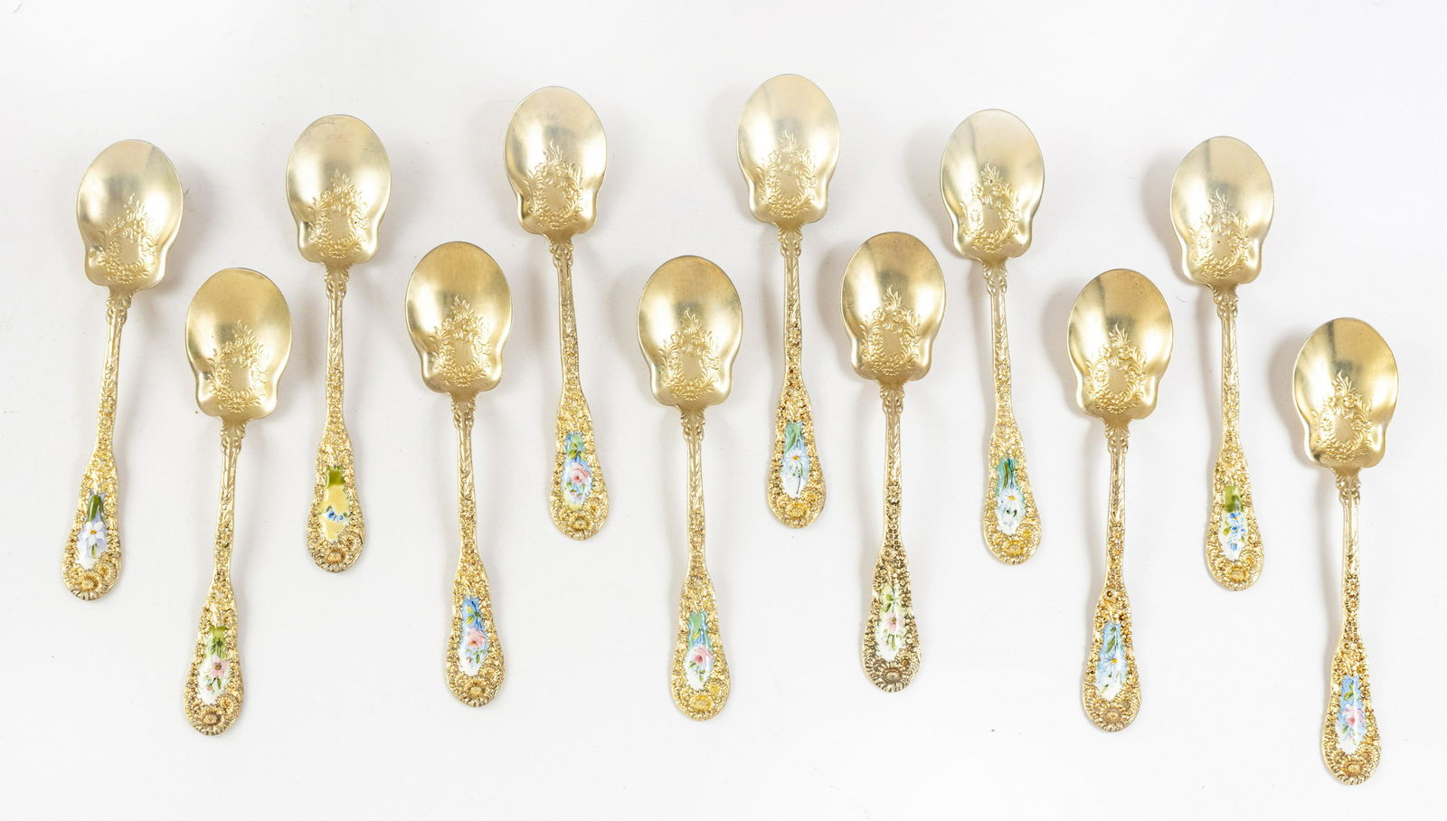 DOMINIC & HAFF  VERMAIS STERLING &  ENAMEL DESSERT (1 of 3)